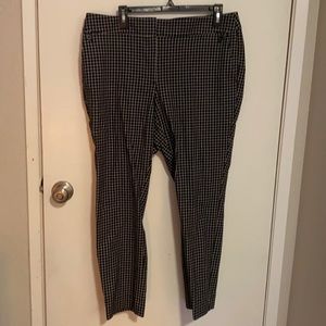 Loft Julie Grid Pants Size 12